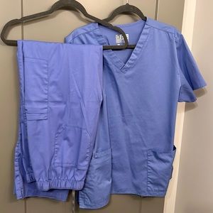 WONDER WINK BLUE SCRUB SET